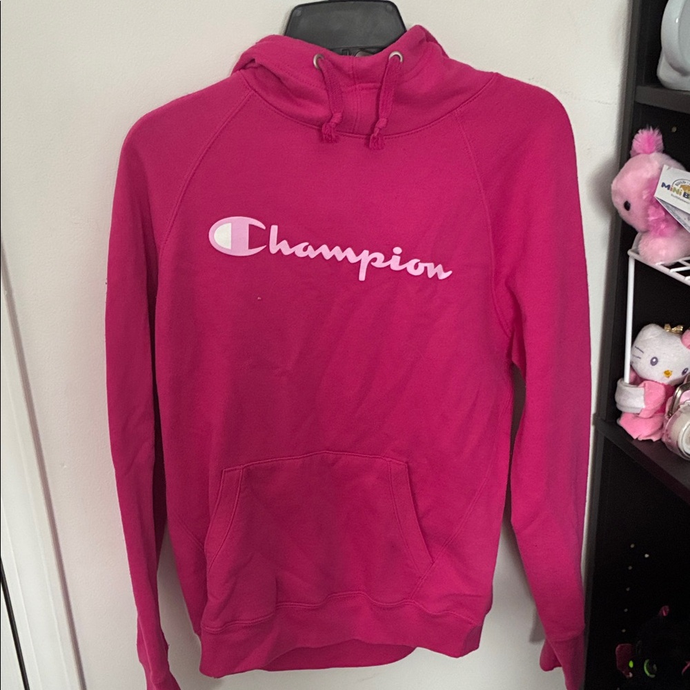 Hot pink Champion Hoodie